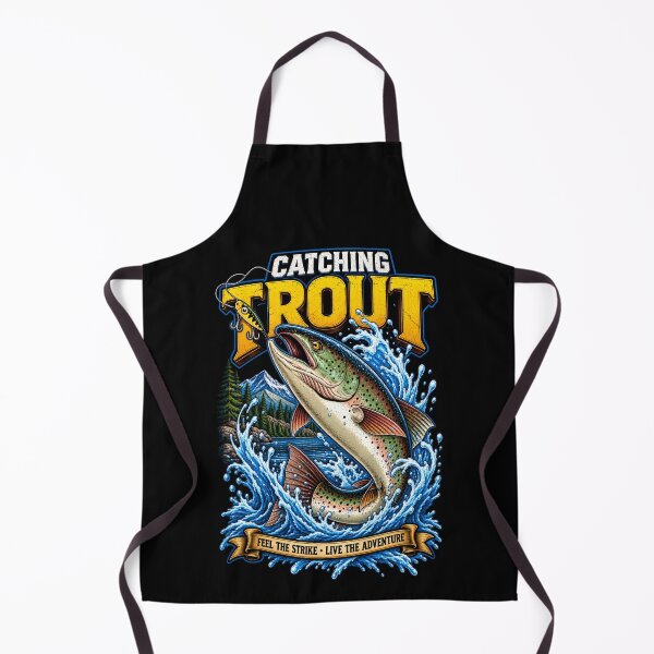 Item preview, Catching Trout Vintage Fishing Adventure Angler Design designed and sold by digowosante.