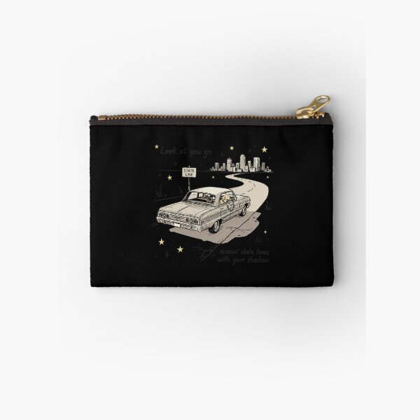 Item preview, Dog Road Trip Vintage Car State Line Retro Art designed and sold by eRigoni19.