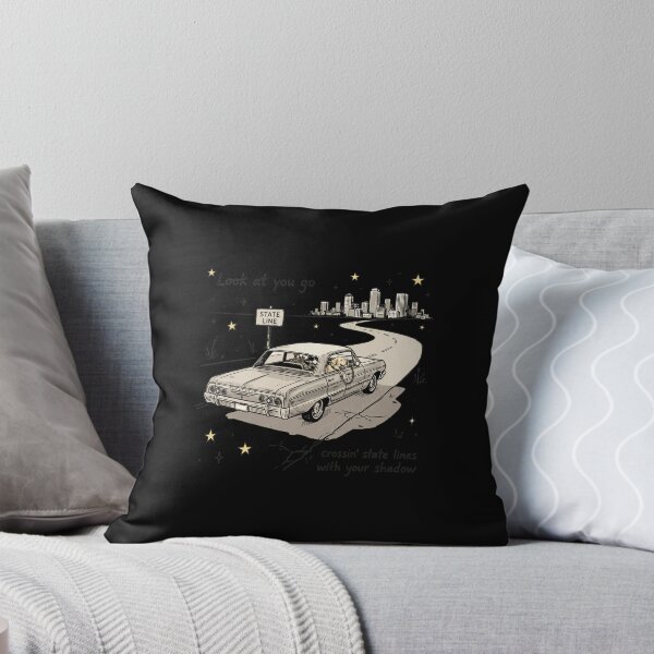 Item preview, Dog Road Trip Vintage Car State Line Retro Art designed and sold by eRigoni19.