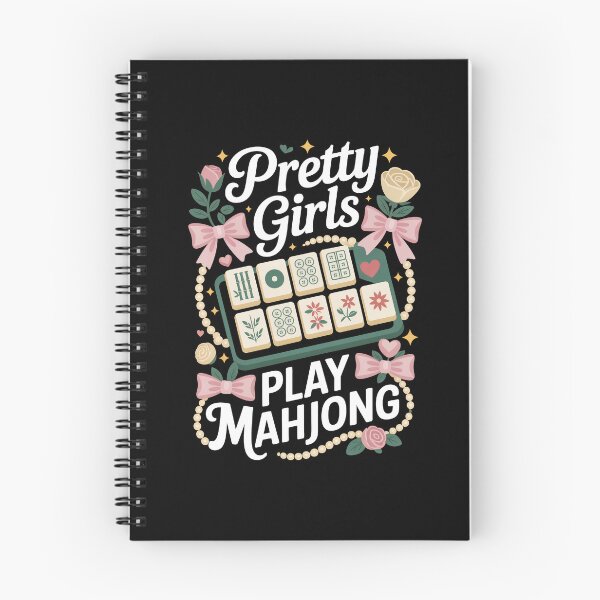 Item preview, Pretty Girls Play Mahjong designed and sold by HappyDelights.