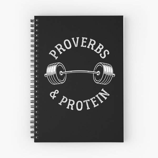 Item preview, Proverbs and Protein Funny Christian Gym designed and sold by charoen-design.