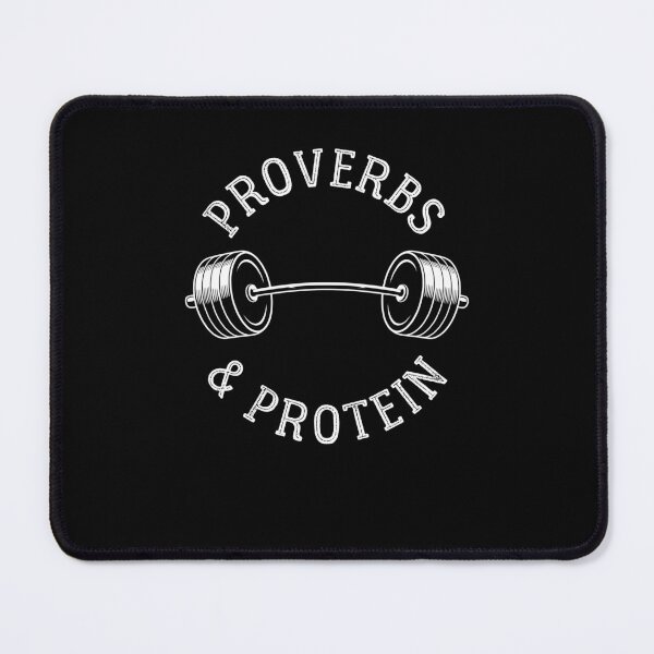 Item preview, Proverbs and Protein Funny Christian Gym designed and sold by charoen-design.