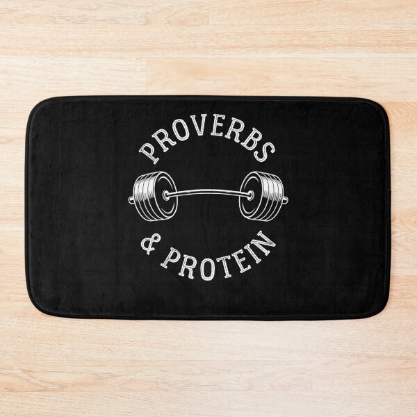 Item preview, Proverbs and Protein Funny Christian Gym designed and sold by charoen-design.