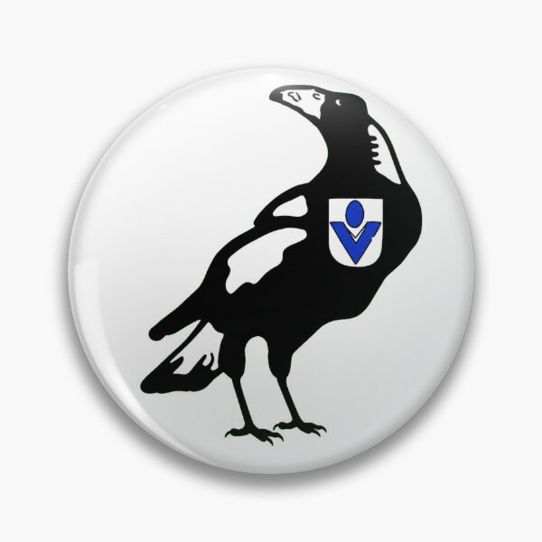 Item preview, Might Magpies Retro Drawing designed and sold by Luke Foran Sports Art.