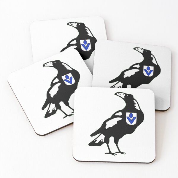 Item preview, Might Magpies Retro Drawing designed and sold by Luke Foran Sports Art.