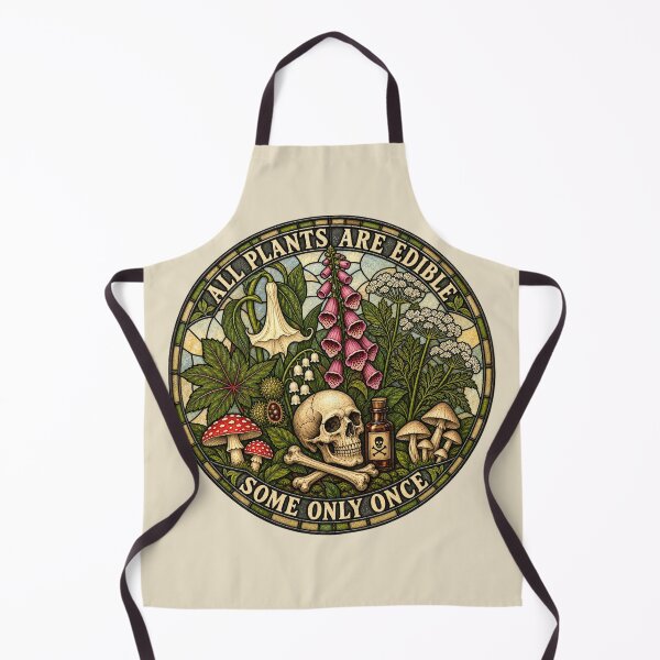 Item preview, All Plants Are Edible for Gothic Plant Lovers designed and sold by POD DYNASTY | Original Print On Demand T-Shirt Graphics.