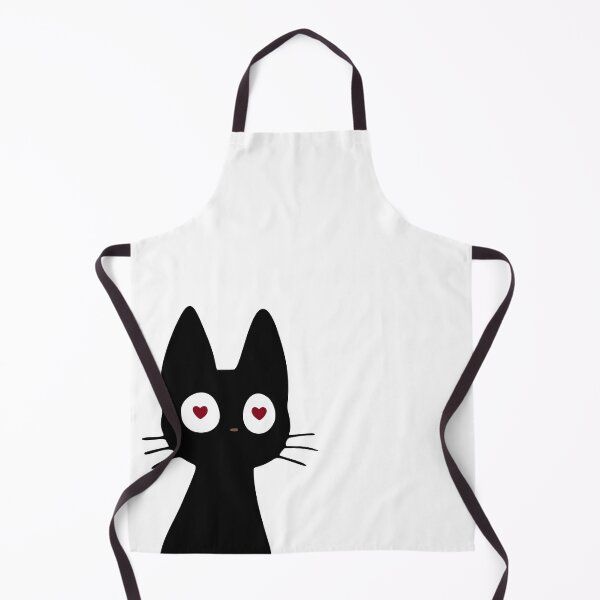 Item preview, Gato Negro JiJi - Ojos de Corazón designed and sold by randkcreativeco.