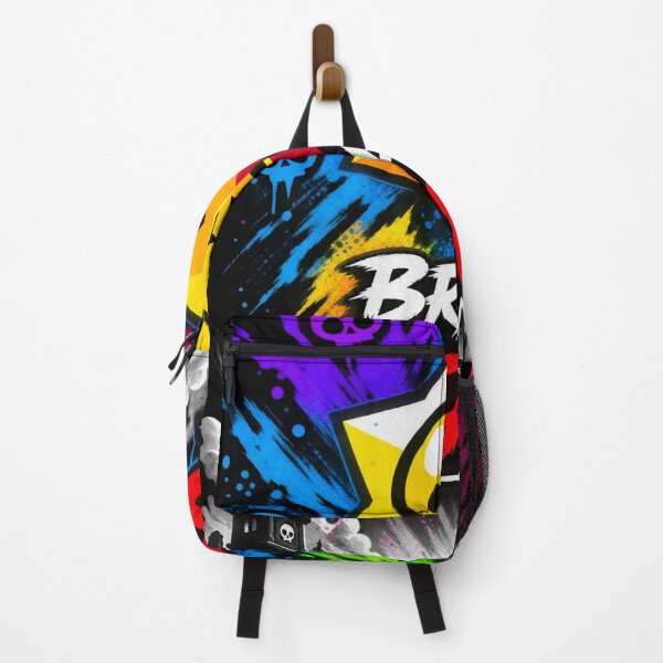 Item preview, Brawl Stars Gaming Skull – Colorful Battle Royale Gamer Art designed and sold by NBT-NOVA.