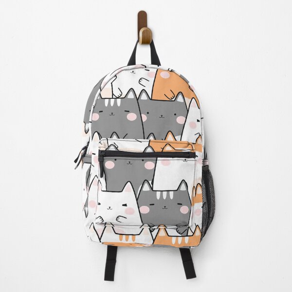 Item preview, Kawaii Cat Pastel Pattern designed and sold by Ceylune.