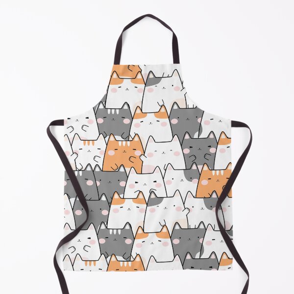 Item preview, Kawaii Cat Pastel Pattern designed and sold by Ceylune.