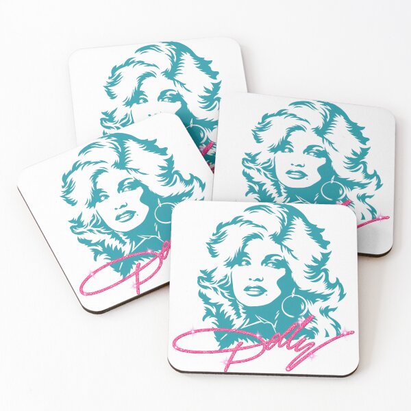 Item preview, Dolly Parton - Teal & Pink designed and sold by TrashFromAsh.