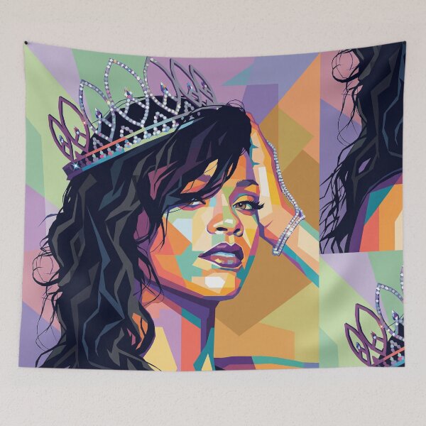 Artikelvorschau, Rihanna Wpap Art entworfen und verkauft von SiksisArt.