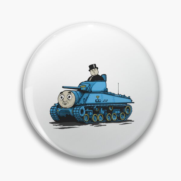 Item preview, Blue Train Tank With Conductor designed and sold by De-Vivianne.