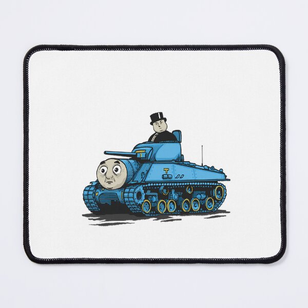 Item preview, Blue Train Tank With Conductor designed and sold by De-Vivianne.