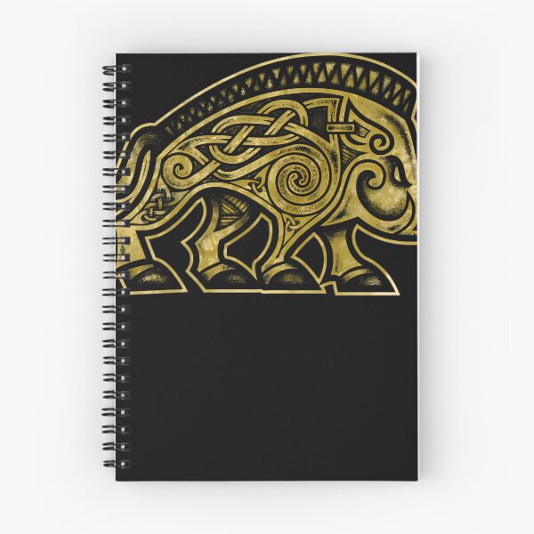 Item preview, Celtic Knotwork Golden Boar designed and sold by De-Vivianne.