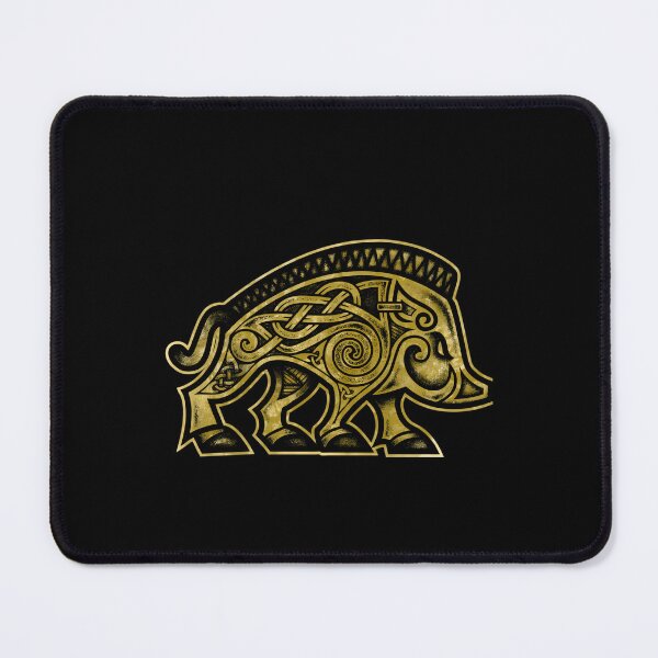 Item preview, Celtic Knotwork Golden Boar designed and sold by De-Vivianne.