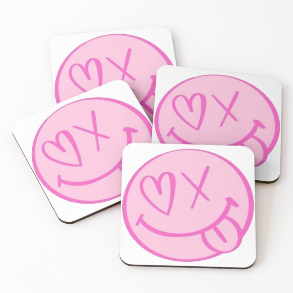 Item preview, Pink Smiley Y2K - Sassy Happy Face with Heart designed and sold by conamor-bymel.