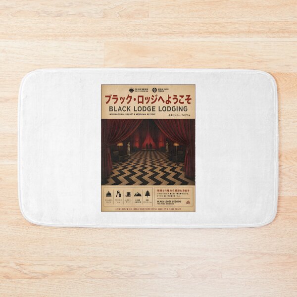 Item preview, Vintage Japanese Mysterious Red Lodge Travel Poster Art | Limited Edition designed and sold by lastochka-art.