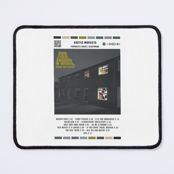 Item preview, Suburban Houses Palette Tracklist designed and sold by TarotCats Co..