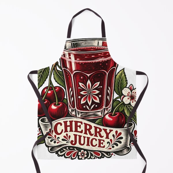 Item preview, Cherry Juice Woodcut Balkan Drink designed and sold by OfficialBalkan.