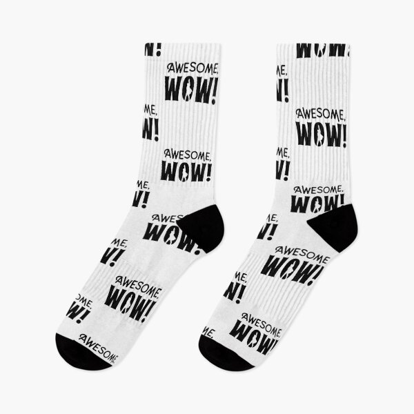 Item preview, Awesome Wow Silhouette Quote designed and sold by GrausQuinn.