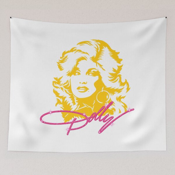 Item preview, Dolly Parton - Yellow & Pink designed and sold by TrashFromAsh.