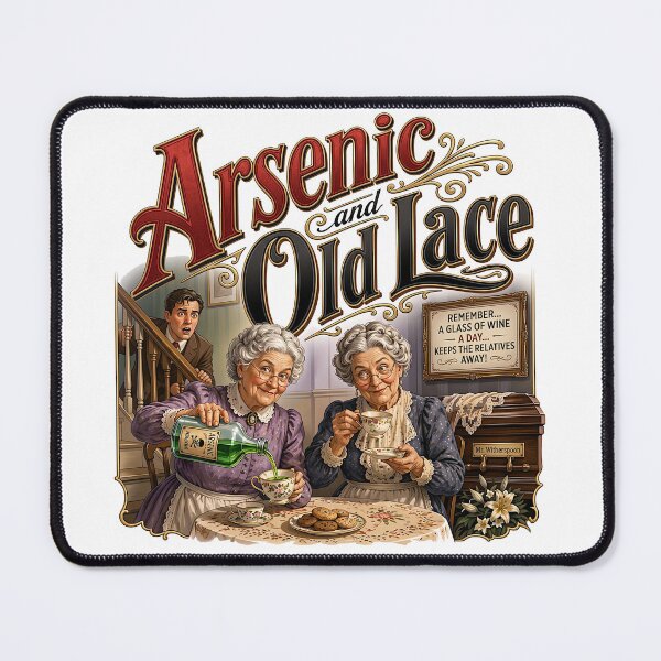 Item preview, Arsenic and Old Lace designed and sold by Lyric Vault - Rock on.