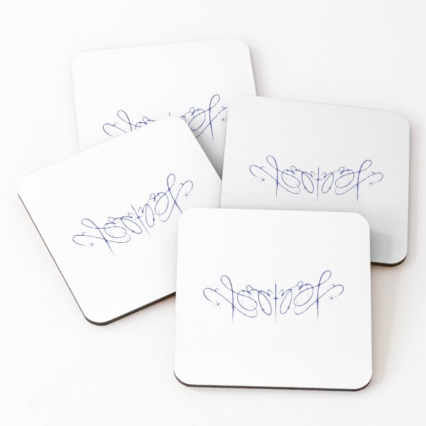 Item preview, Blue Script Cursive Starburst  designed and sold by jaquelynco.