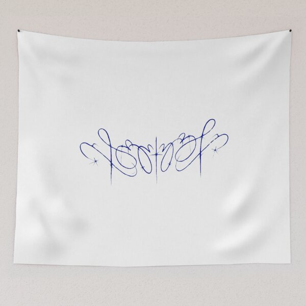 Aperçu de l'œuvre Étoile cursive bleue créée et vendue par jaquelynco.