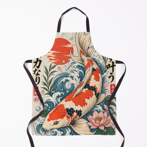 Item preview, Koi Fish Japanese Wave designed and sold by lungpleecha.