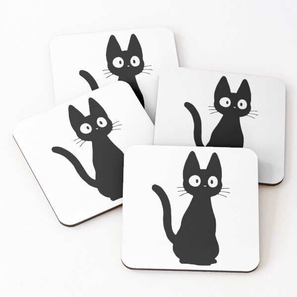 Item preview, Black Cat JiJi - Standing designed and sold by randkcreativeco.