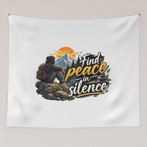 Item preview, Find Peace in Silence designed and sold by bolaAura.