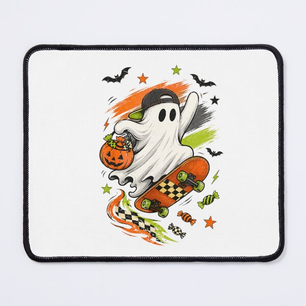 Item preview, Skateboarding Ghost Trick or Treat Halloween designed and sold by VioletNance.
