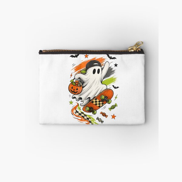 Item preview, Skateboarding Ghost Trick or Treat Halloween designed and sold by VioletNance.