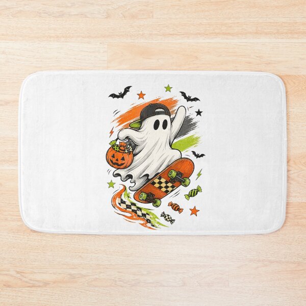 Item preview, Skateboarding Ghost Trick or Treat Halloween designed and sold by VioletNance.