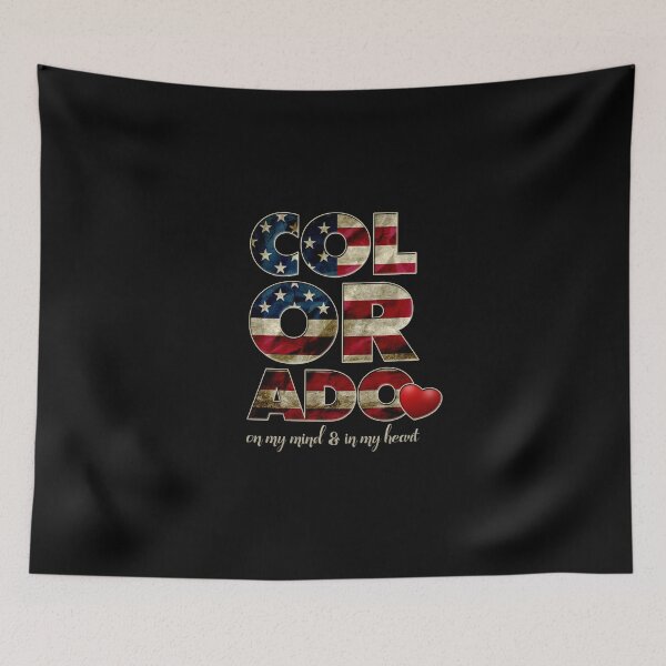 Item preview, Colorado On My Mind and My Heart Proud Strong Awesome Design Gift designed and sold by djpraxis.