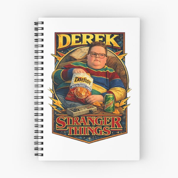 Item preview, Derek | Stranger Things Season 5 | Netflix designed and sold by qfa Originals.