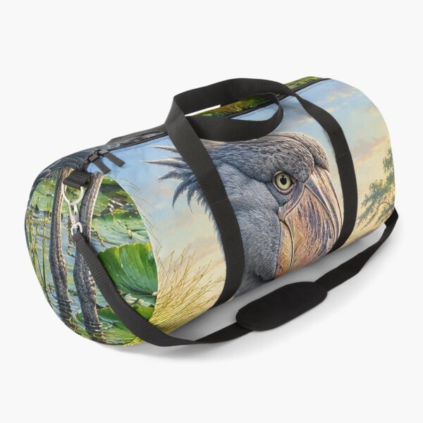 Item preview, Shoebill Stork in a Golden Wetland designed and sold by Pixel Junkies Studio.