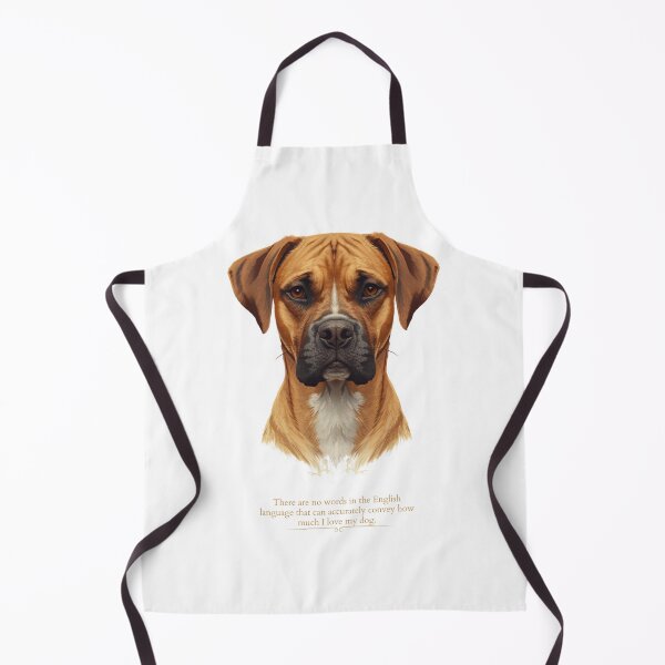 Item preview, Boxador Dog Lover Gift – Boxer Lab Mix Portrait & Love Quote designed and sold by WaggingTailsCo.