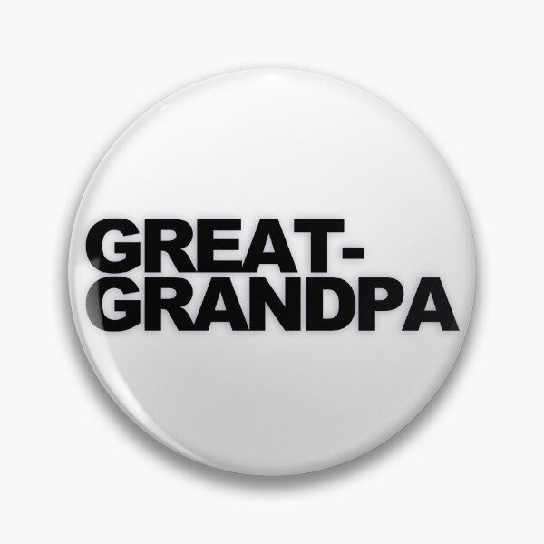 Item preview, GREAT-GRANDPA — Black Minimal Bold Type Statement designed and sold by WORDPAUSE.