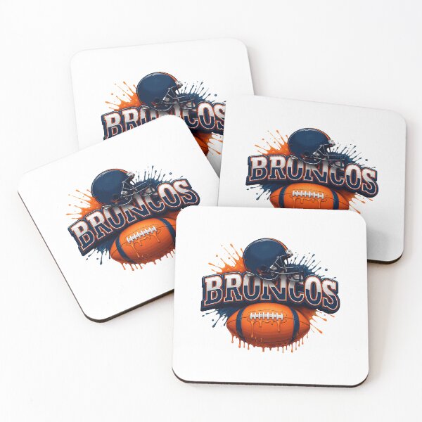 Item preview, Football Helmet Orange Blue Splatter Design designed and sold by jaquelynco.