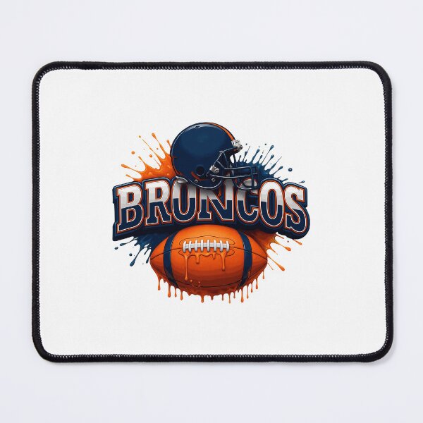 Item preview, Football Helmet Orange Blue Splatter Design designed and sold by jaquelynco.