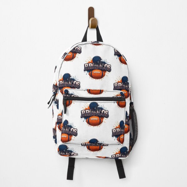 Item preview, Football Helmet Orange Blue Splatter Design designed and sold by jaquelynco.