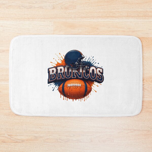 Item preview, Football Helmet Orange Blue Splatter Design designed and sold by jaquelynco.