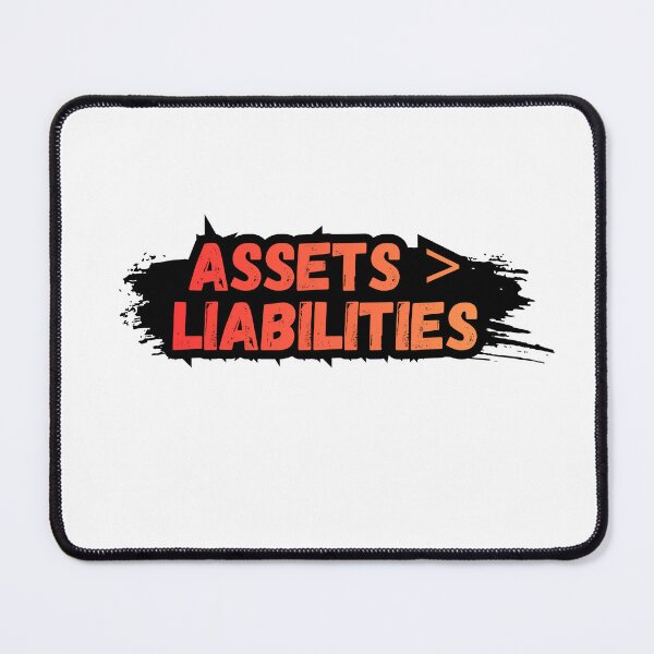 Item preview, Assets > Liabilities Finance Investor Wealth Building T-Shirt designed and sold by variant designer.