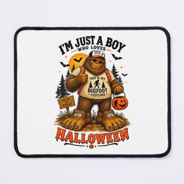 Item preview, ⭐ CRYPT OR TREAT COLLECTION - CRYPTID - BIGFOOT IN COSTUME - BOY designed and sold by WheelieGdArt.