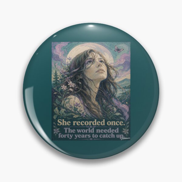 Item preview, Linda Perhacs Dreamlike Psychedelic Folk Portrait designed and sold by Artisticanvas.