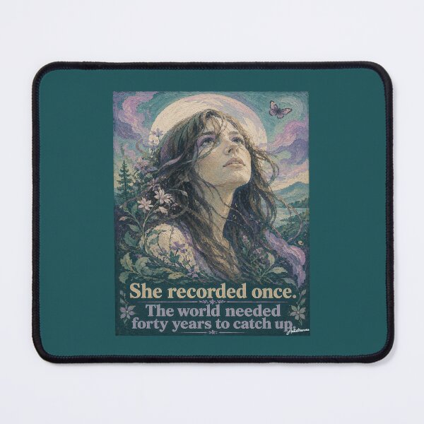 Item preview, Linda Perhacs Dreamlike Psychedelic Folk Portrait designed and sold by Artisticanvas.