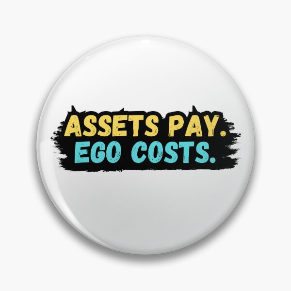 Item preview, Assets Pay Ego Costs Vintage Finance Investor Design designed and sold by variant designer.