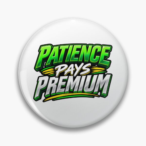 Item preview, Patience Pays Premium Options Trading designed and sold by VolatilityEdge.